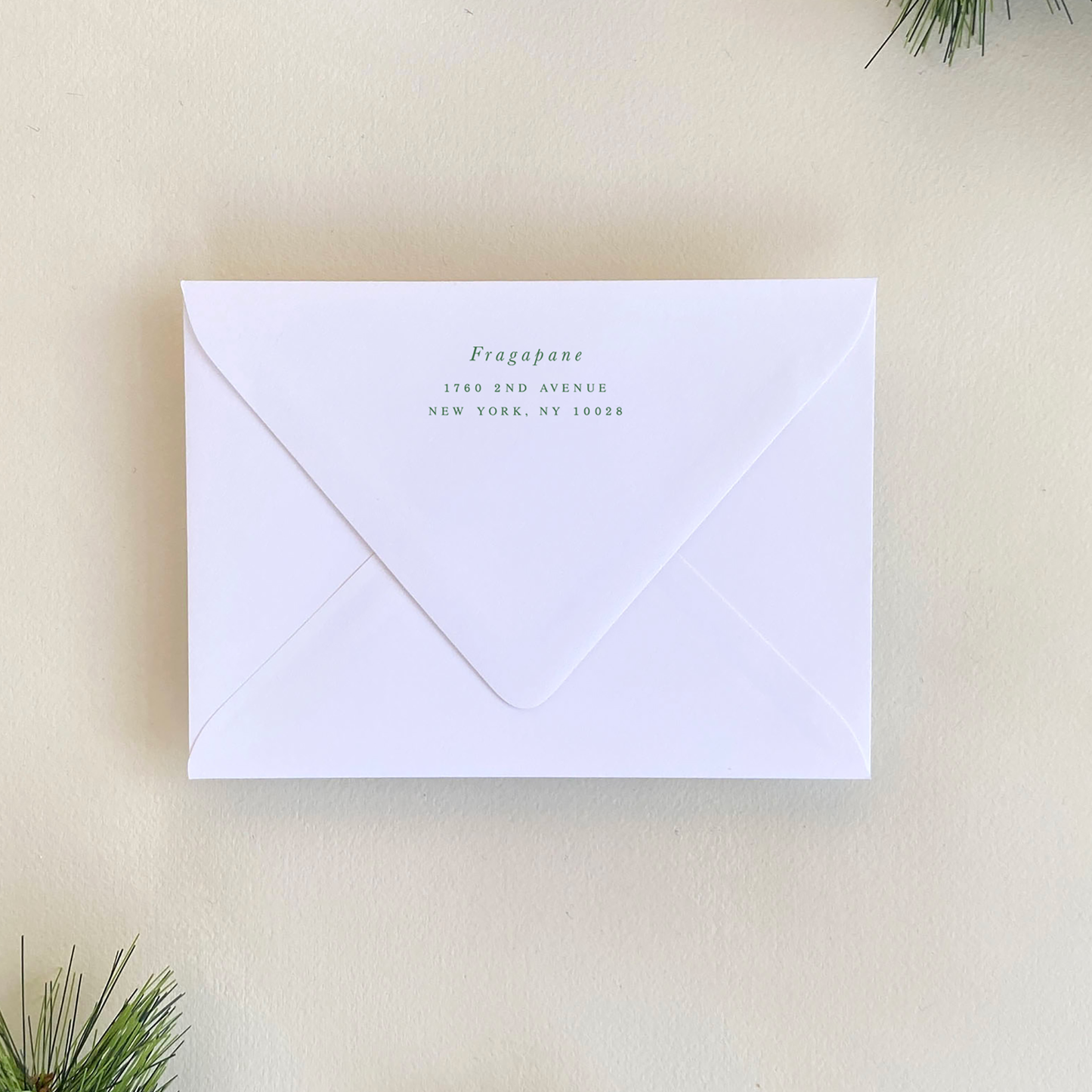 Acorn Stripe Border Invitation