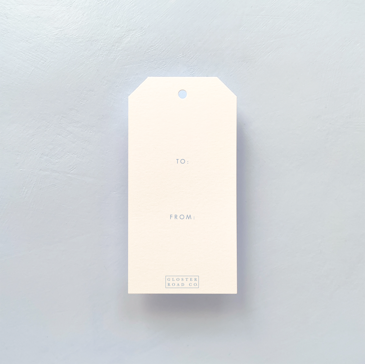 Blue Pastel Butterflies Gift Tag Set