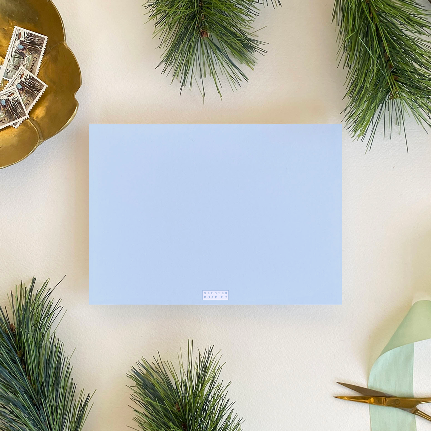 Citrus Garland Holiday Card, Landscape