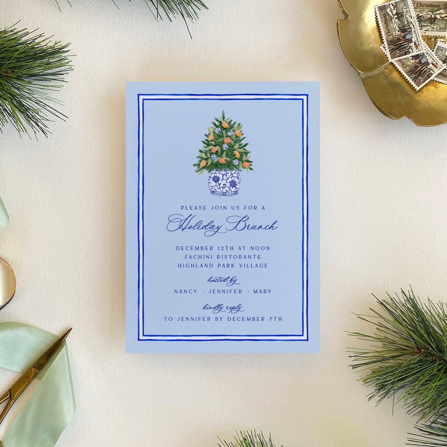 Citrus Tree Invitation