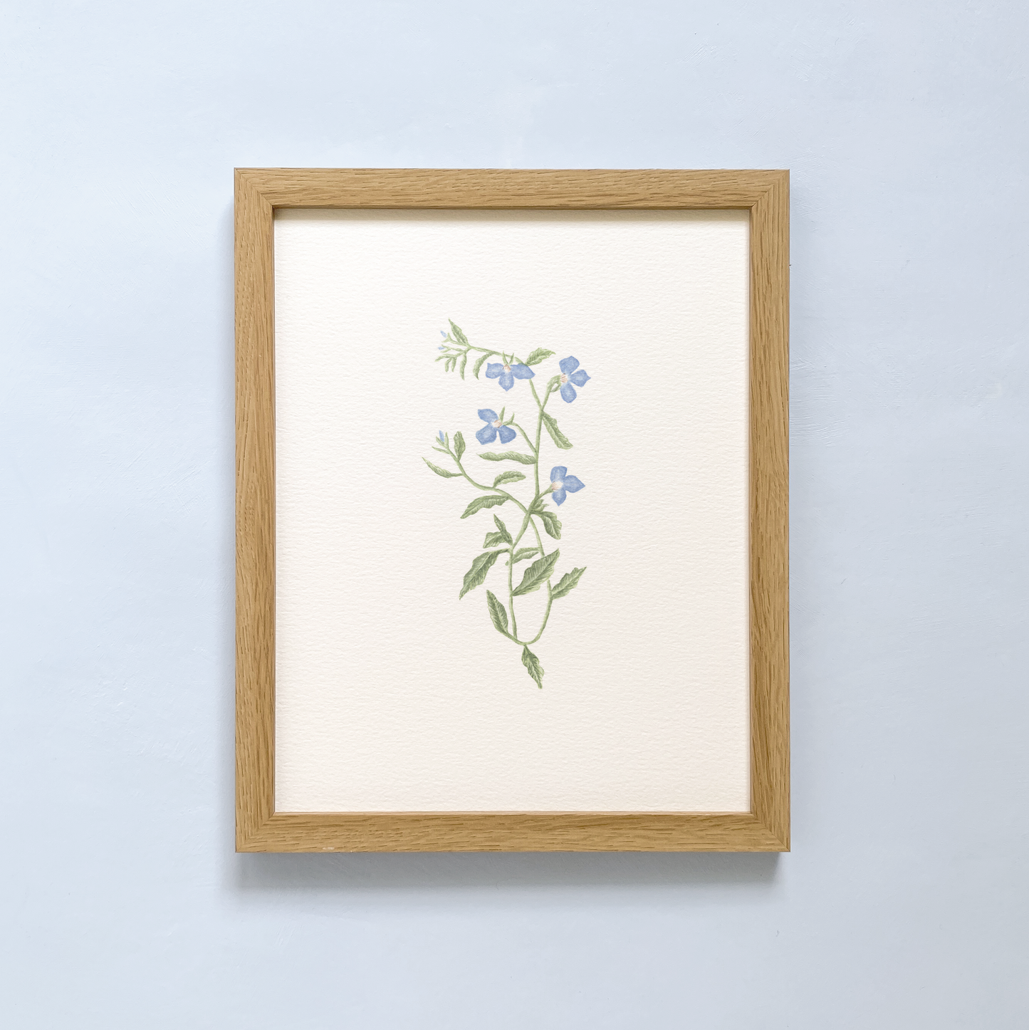 art print with flower