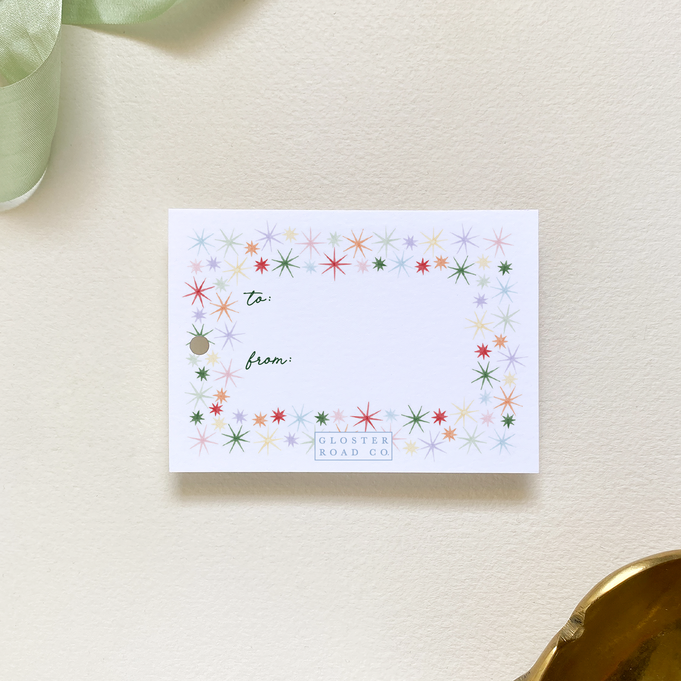 Merry Merry Starburst Gift Tag Set