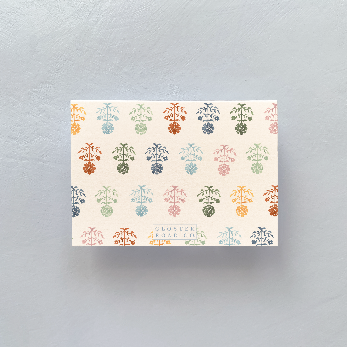 Gerbera flower design notecard