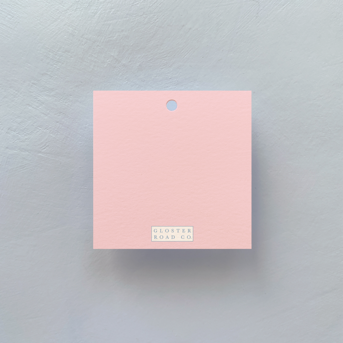 Personalized Pink Bow Square Gift Tags