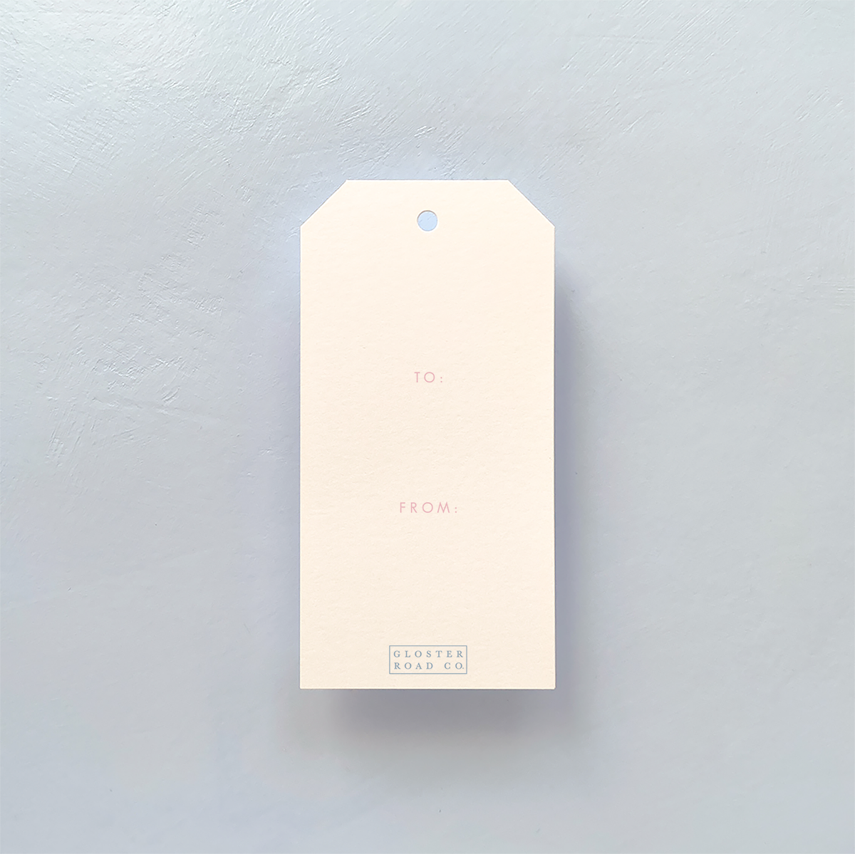 Pink Pastel Butterflies Gift Tag Set