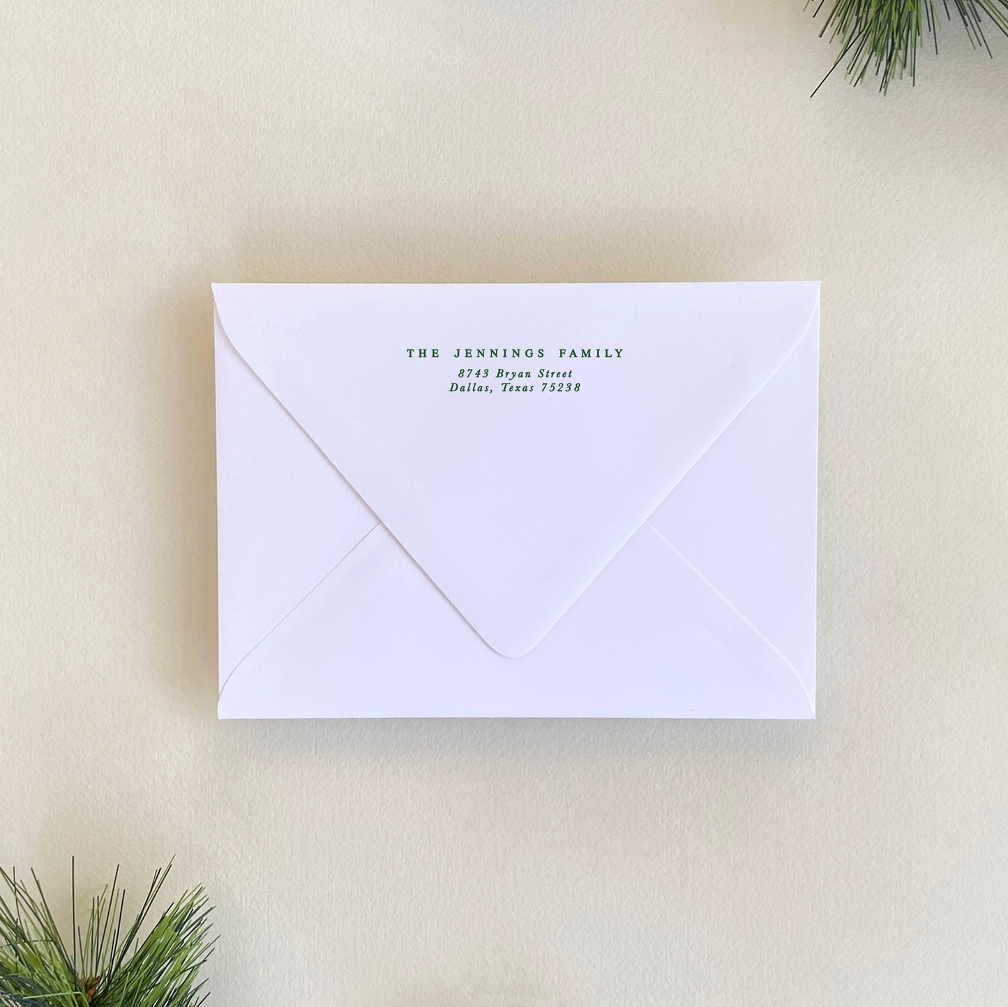 Holly Stripe Invitation