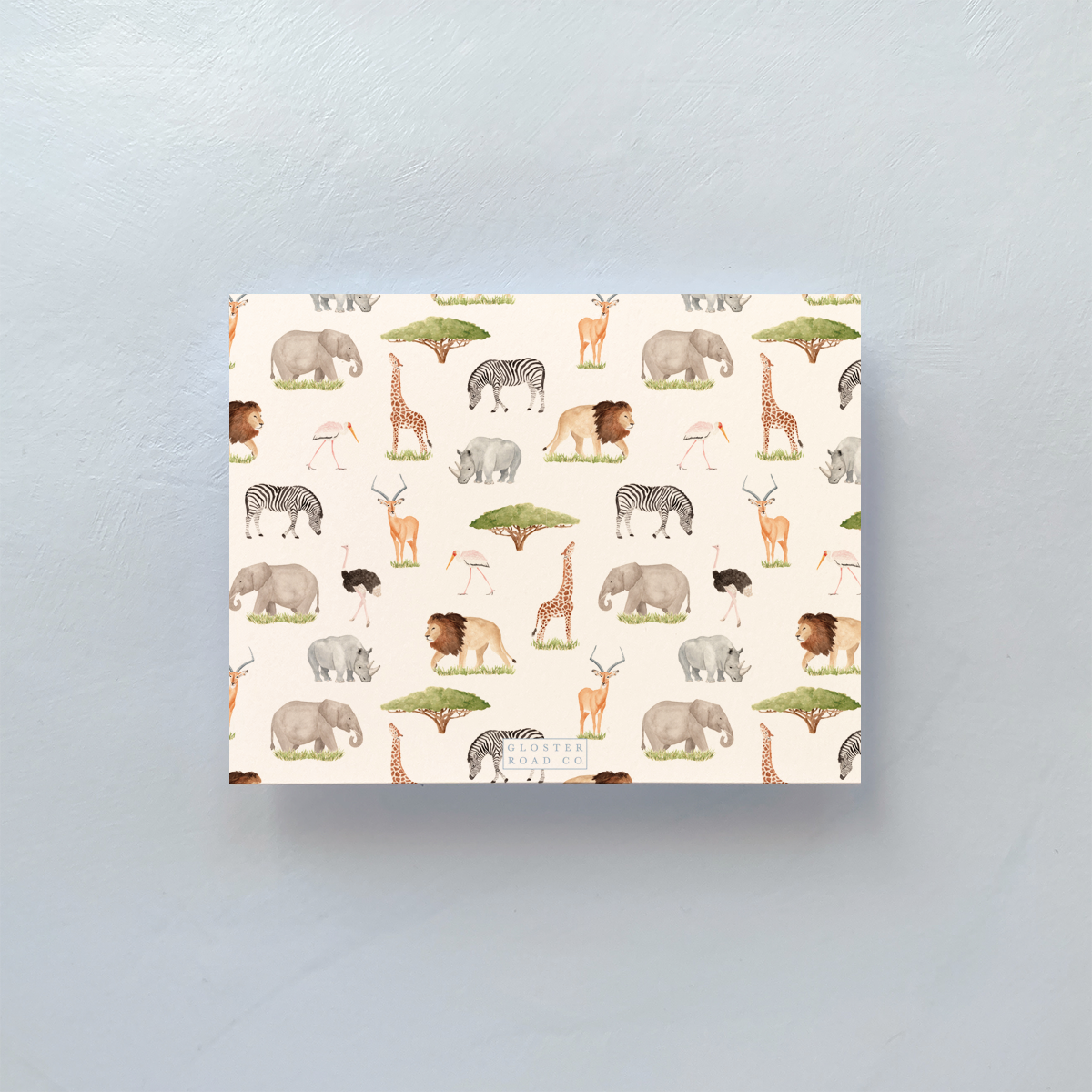 Safari Animal Notecard Set