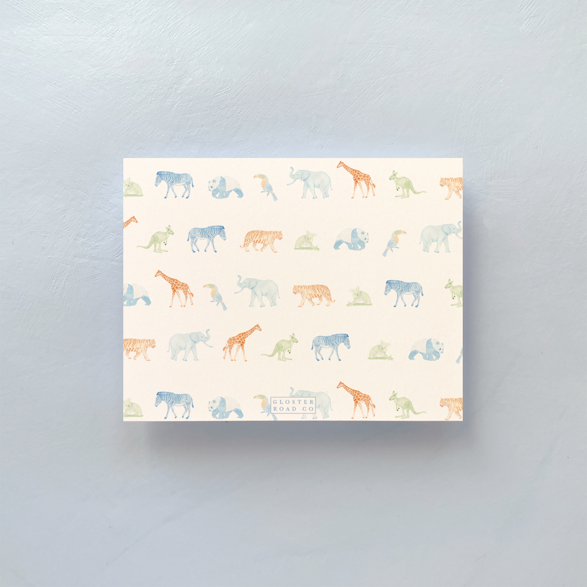 Storybook Animals Personalized Notecard Set