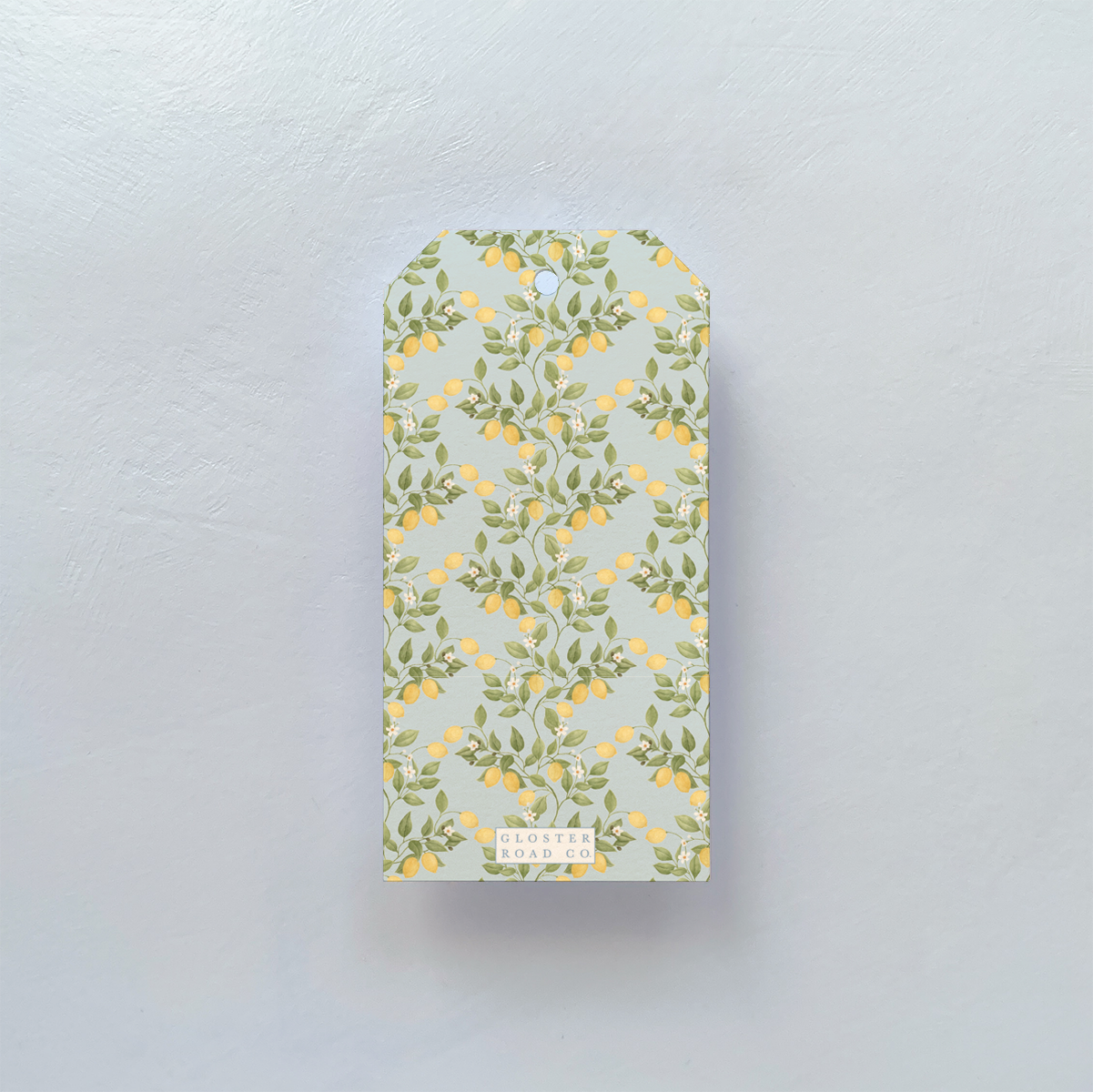 Lemon design gift tags