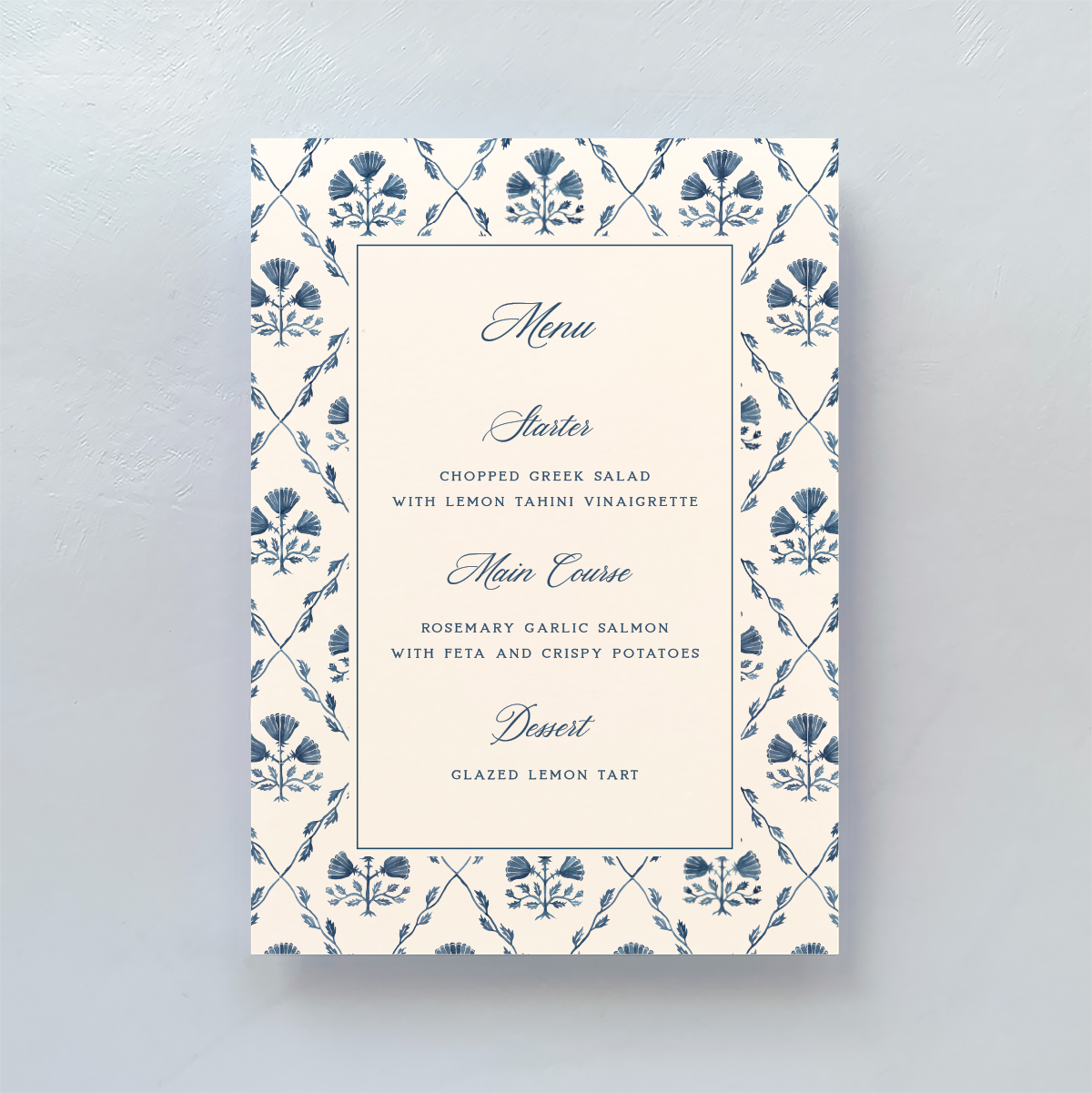 Tulip Trellis Menu