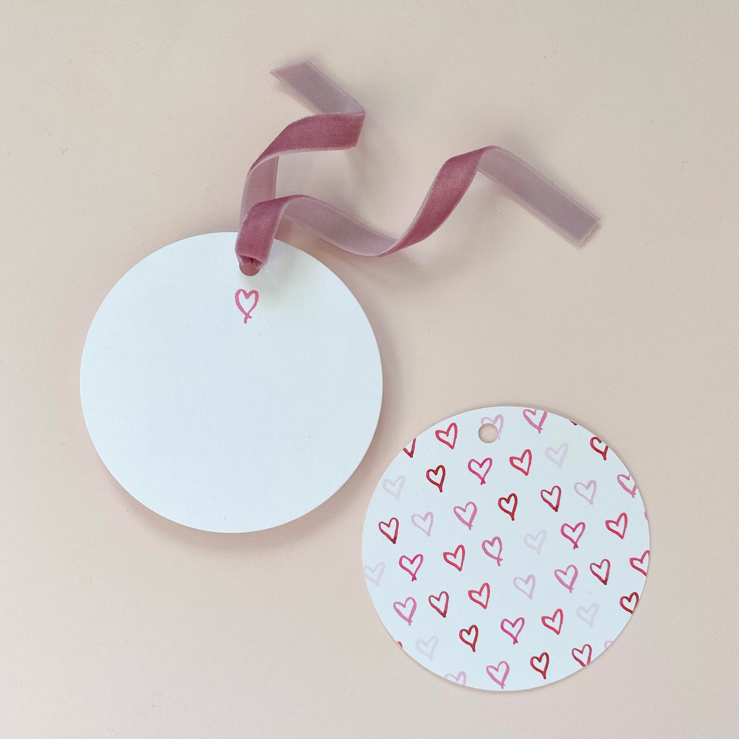Heart Circle Gift Tags