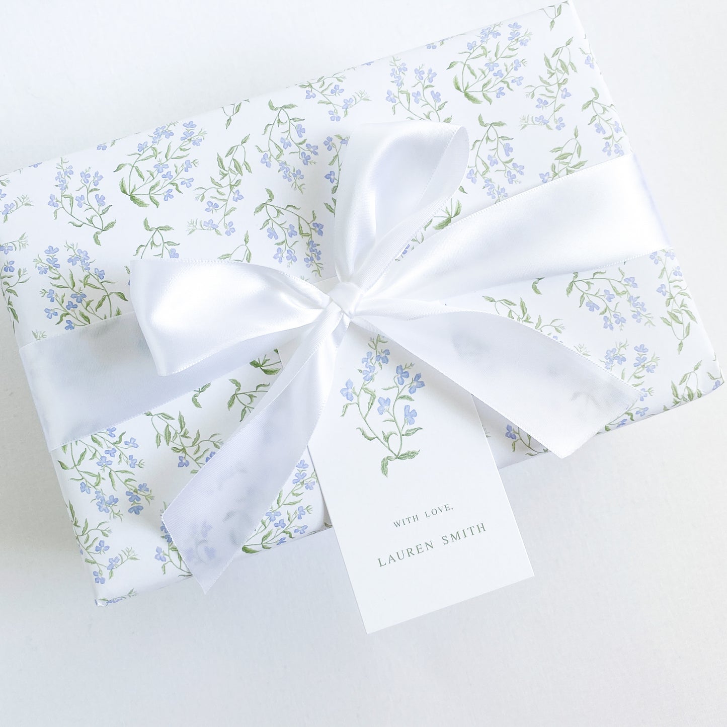 Lobelia Blooms Gift Wrap