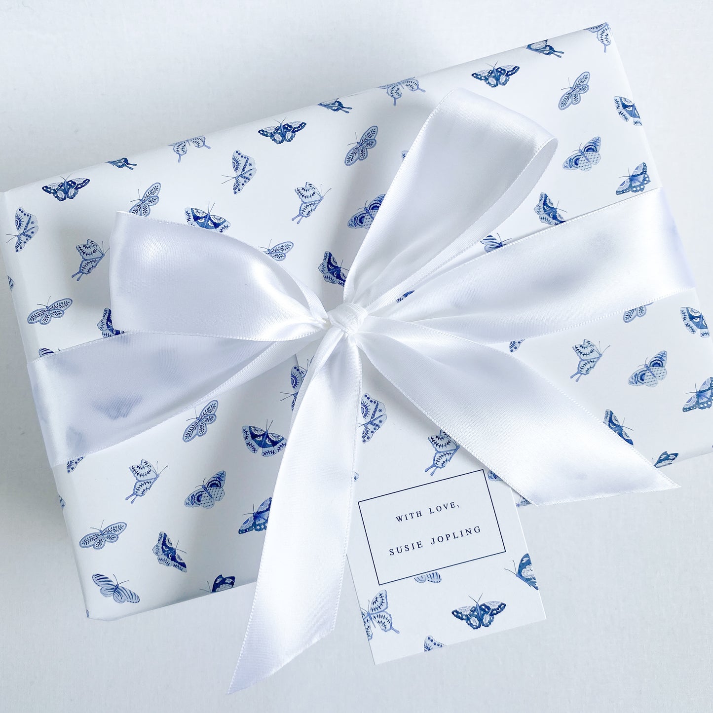 Porcelain Butterflies Gift Wrap