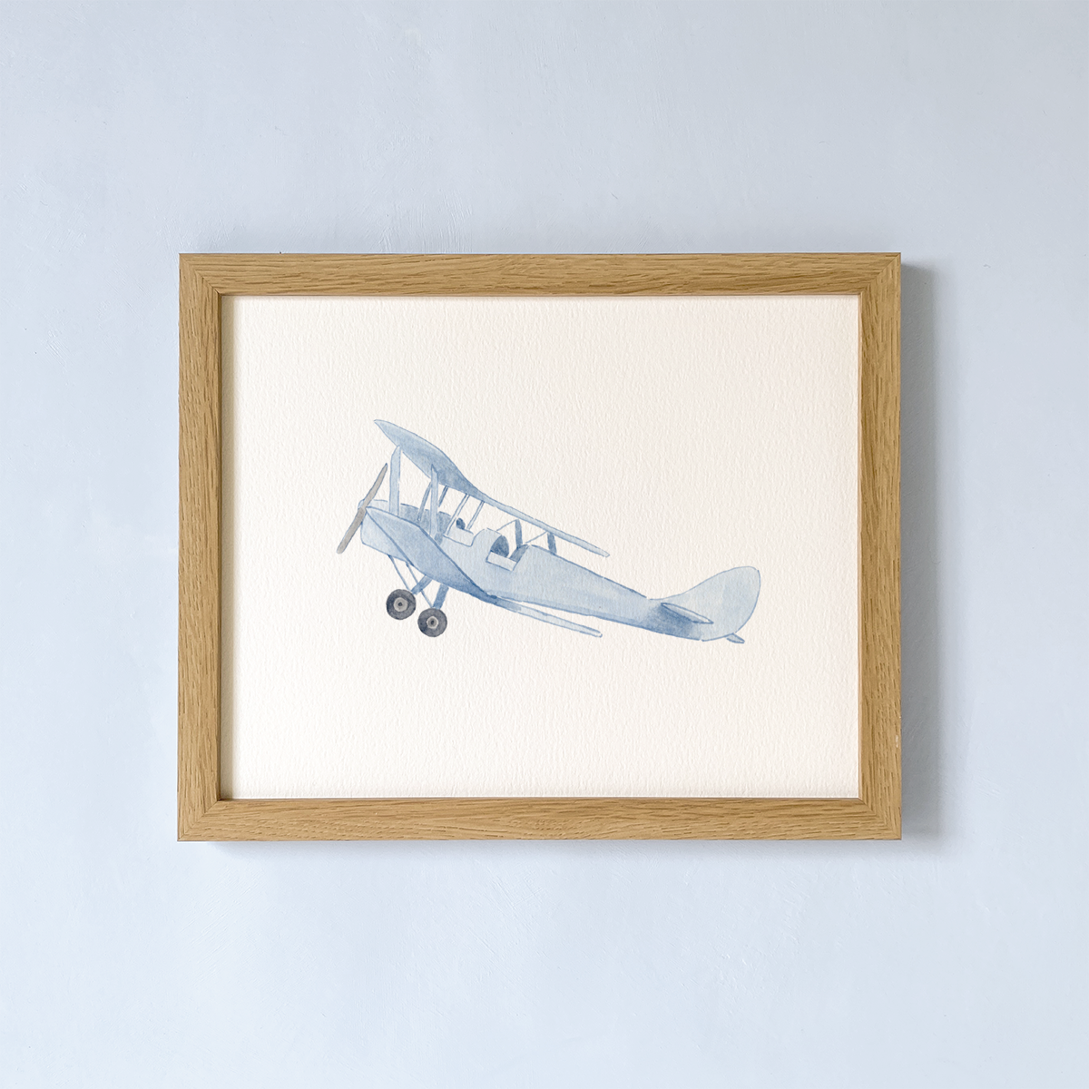 Blue Plane No. 3 Art Print