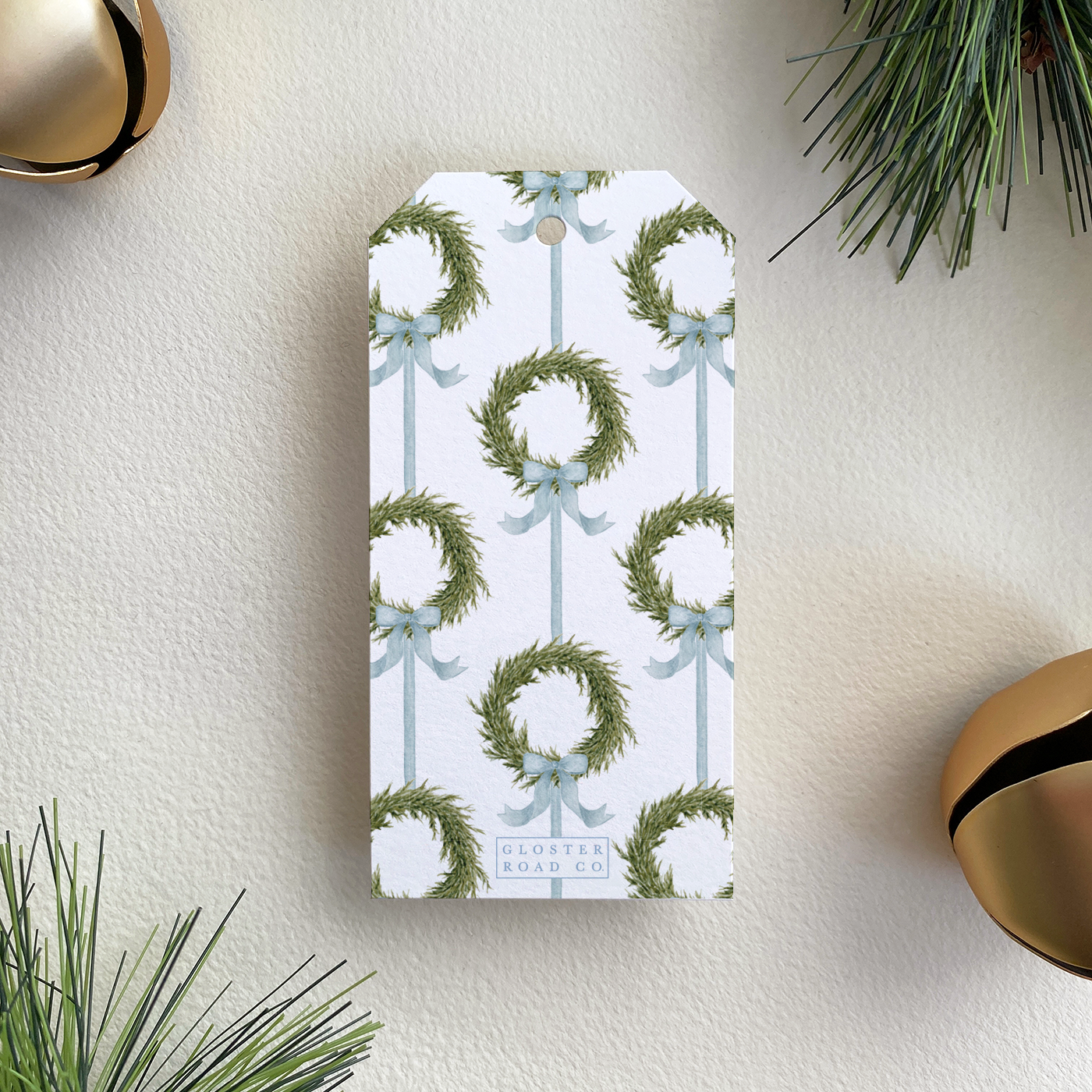 Personalized Fraser Fir Wreath Gift Tags