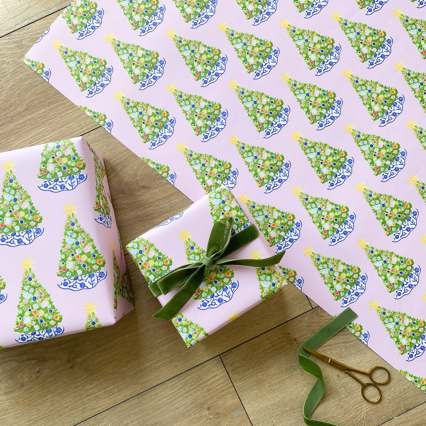 Baubles and Butterflies Gift Wrap