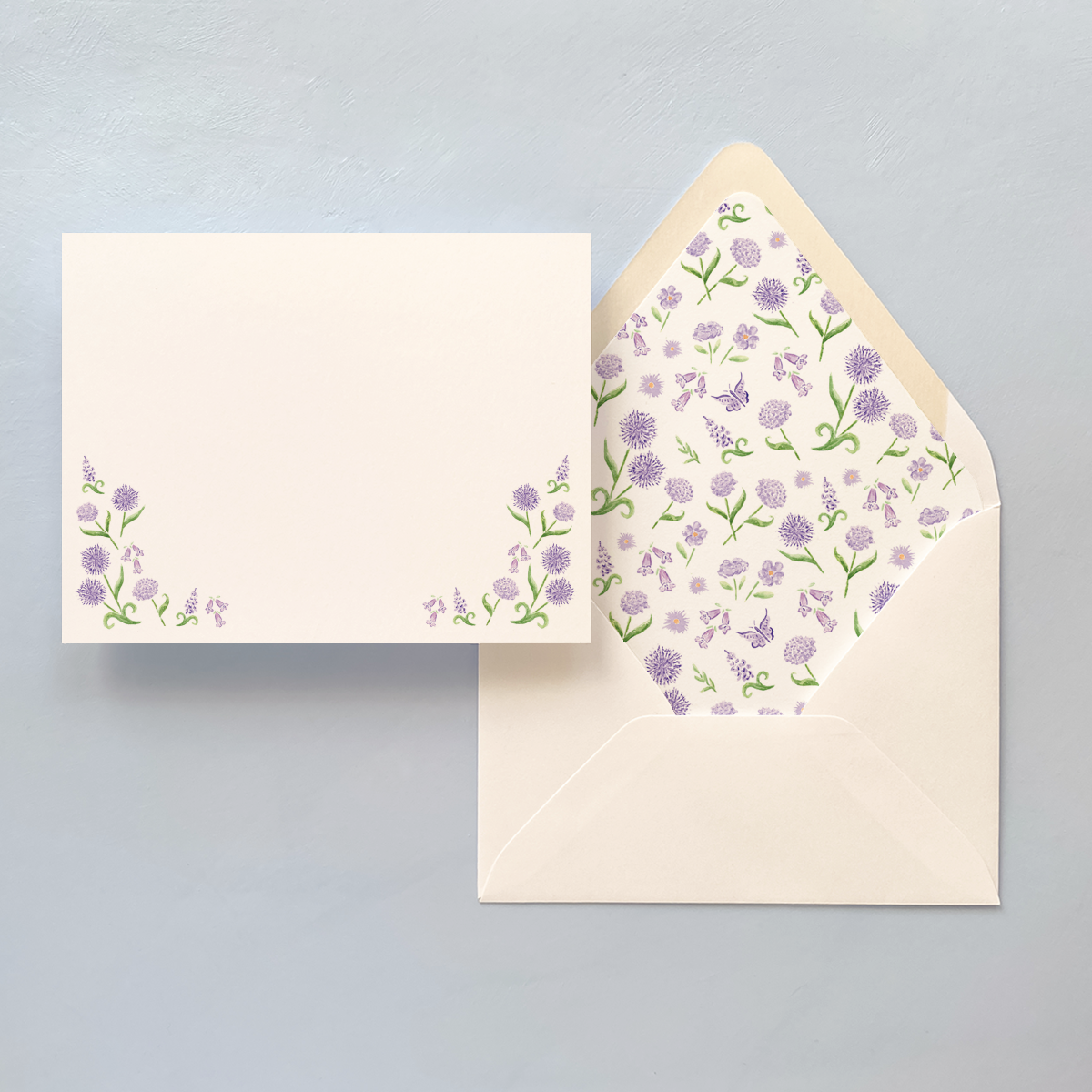 Lavender Blossom Notecard Set