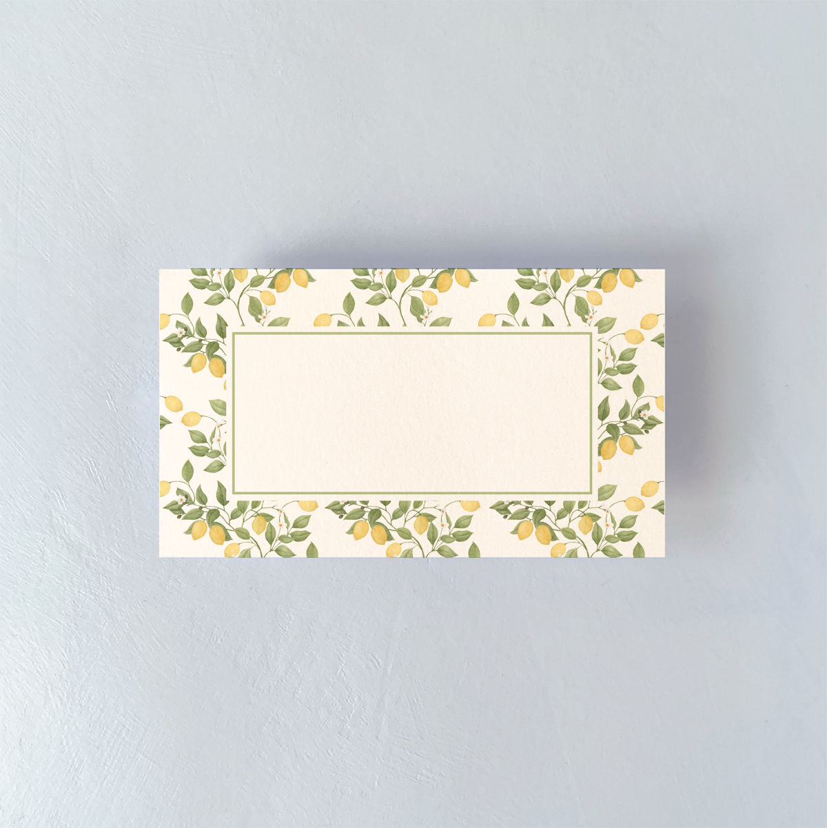 Lemon Vines Place Card Set