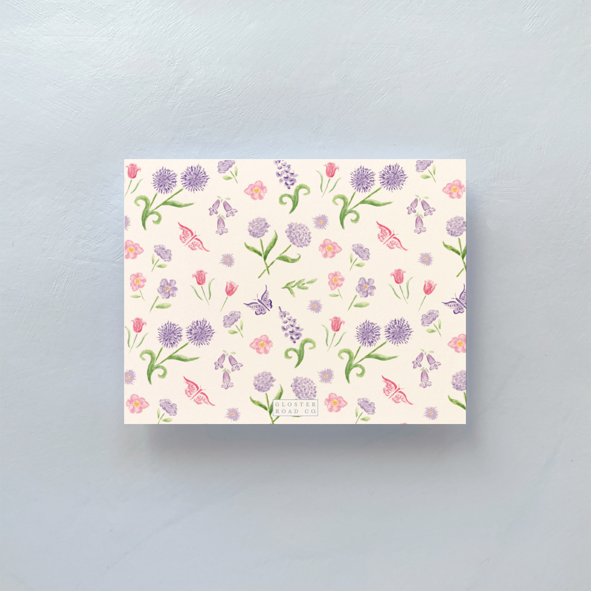 Lilac Bouquet Notecard Set