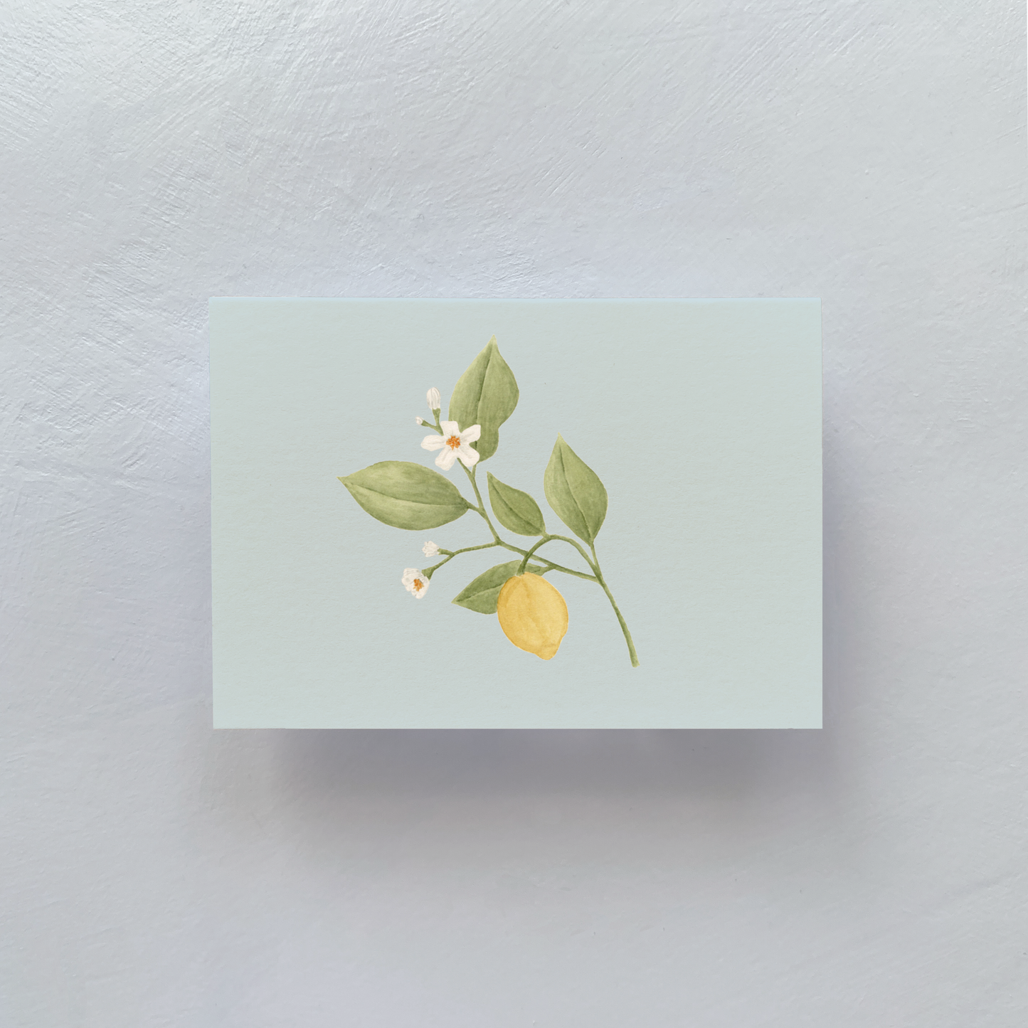 Lemon design notecard
