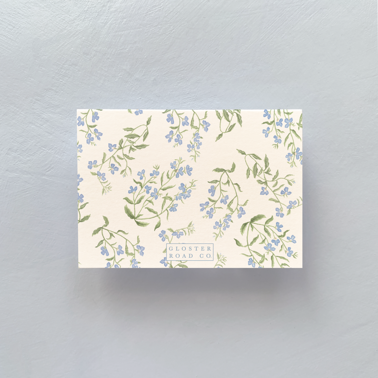 Floral design notecard