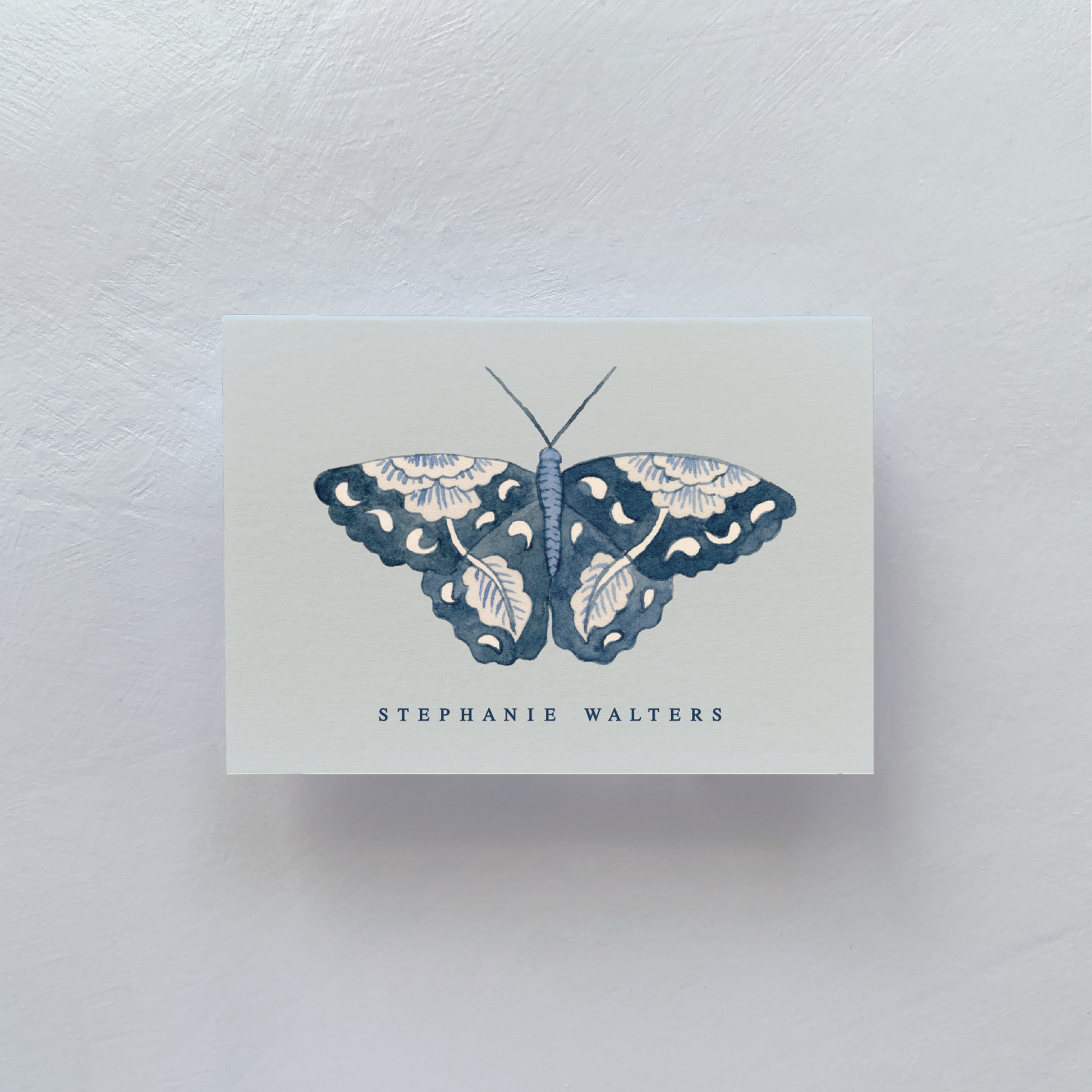 notecards with butterfly design