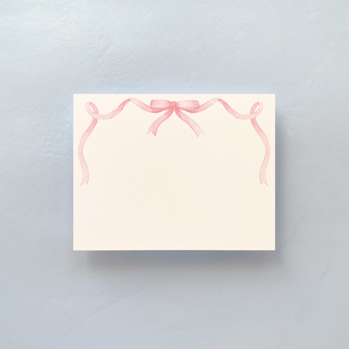 Pink Bow Notecard Set