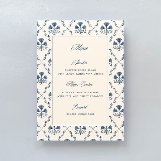 Tulip Trellis Menu