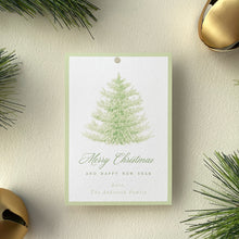 Load image into Gallery viewer, Delft Tree Oversized Gift Tag - Green (set of 15)
