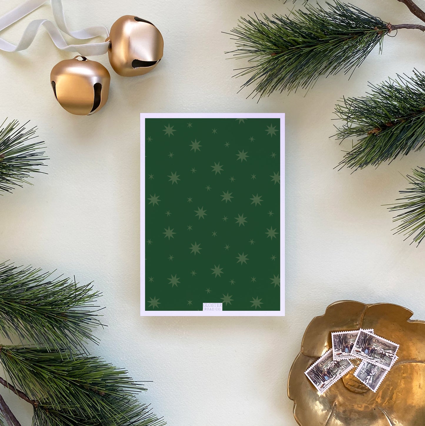 Starburst Holiday Card - Forest