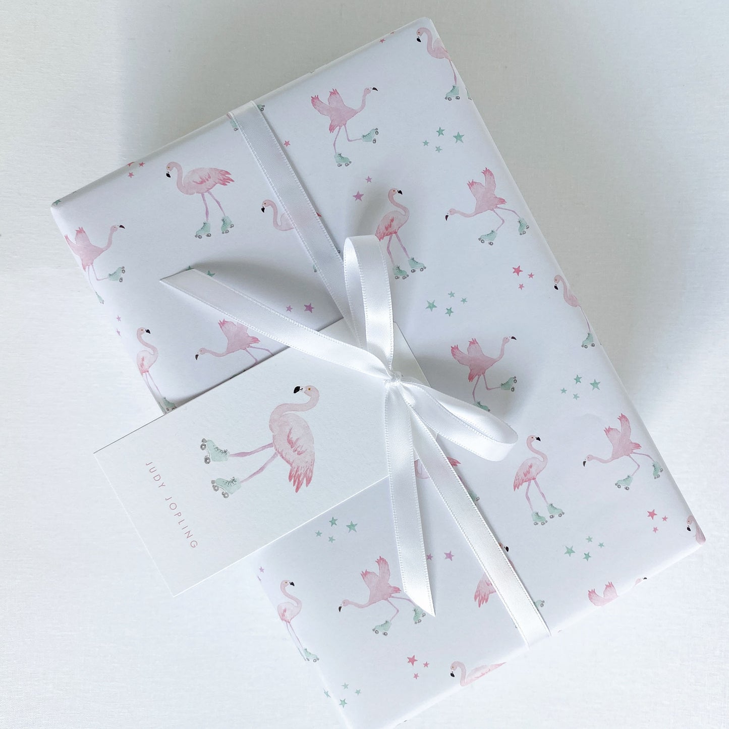 Flock and Roll Gift Wrap
