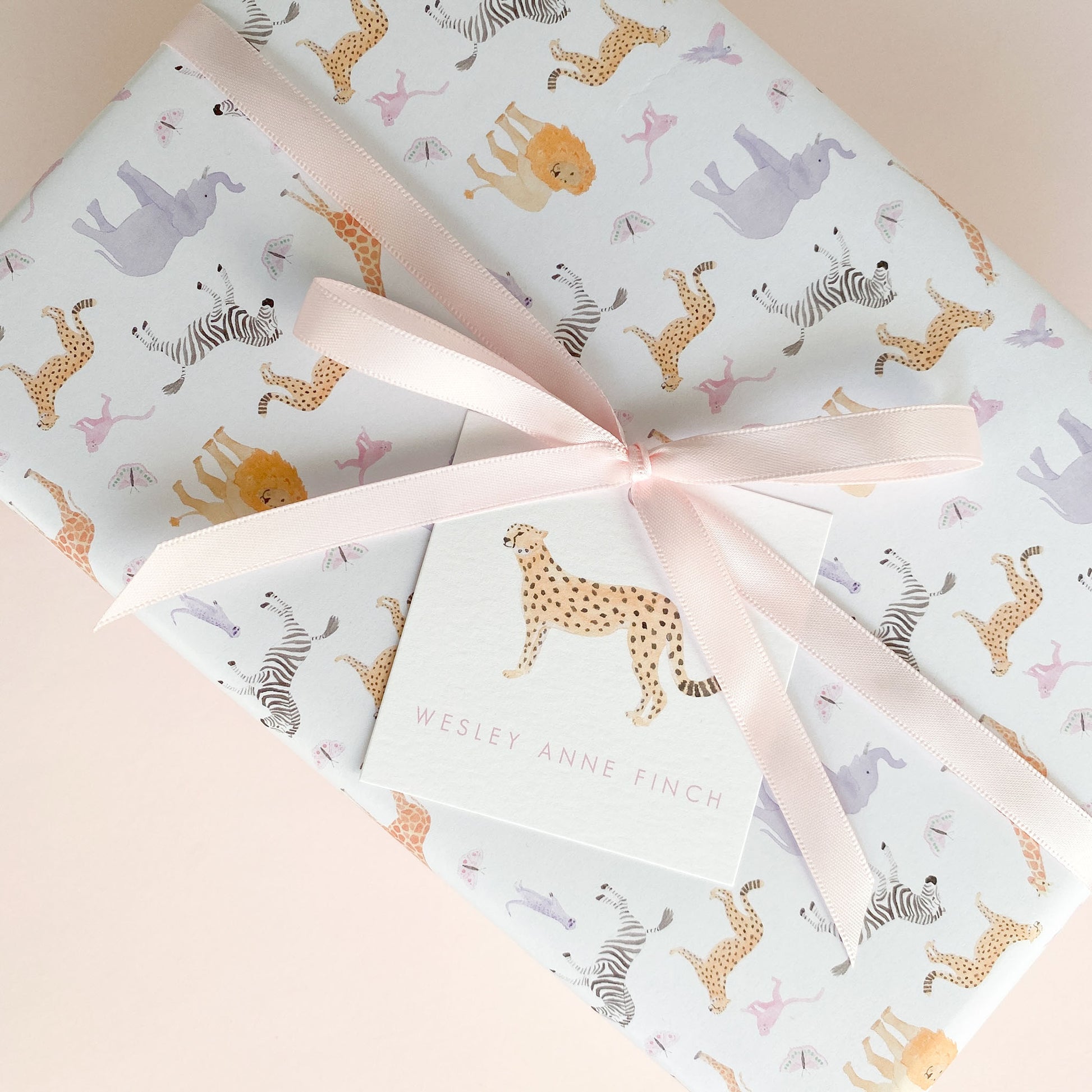 Pink Pastel Zebra Square Gift Tags – Gloster Road Co