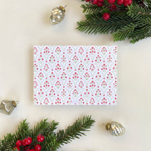Load image into Gallery viewer, Holiday Block Print Holiday Card

