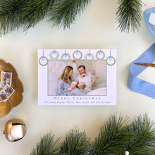 Load image into Gallery viewer, Holiday Wreath Top Accents Holiday Card
