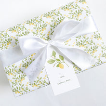 Load image into Gallery viewer, Lemon Vines Gift Wrap
