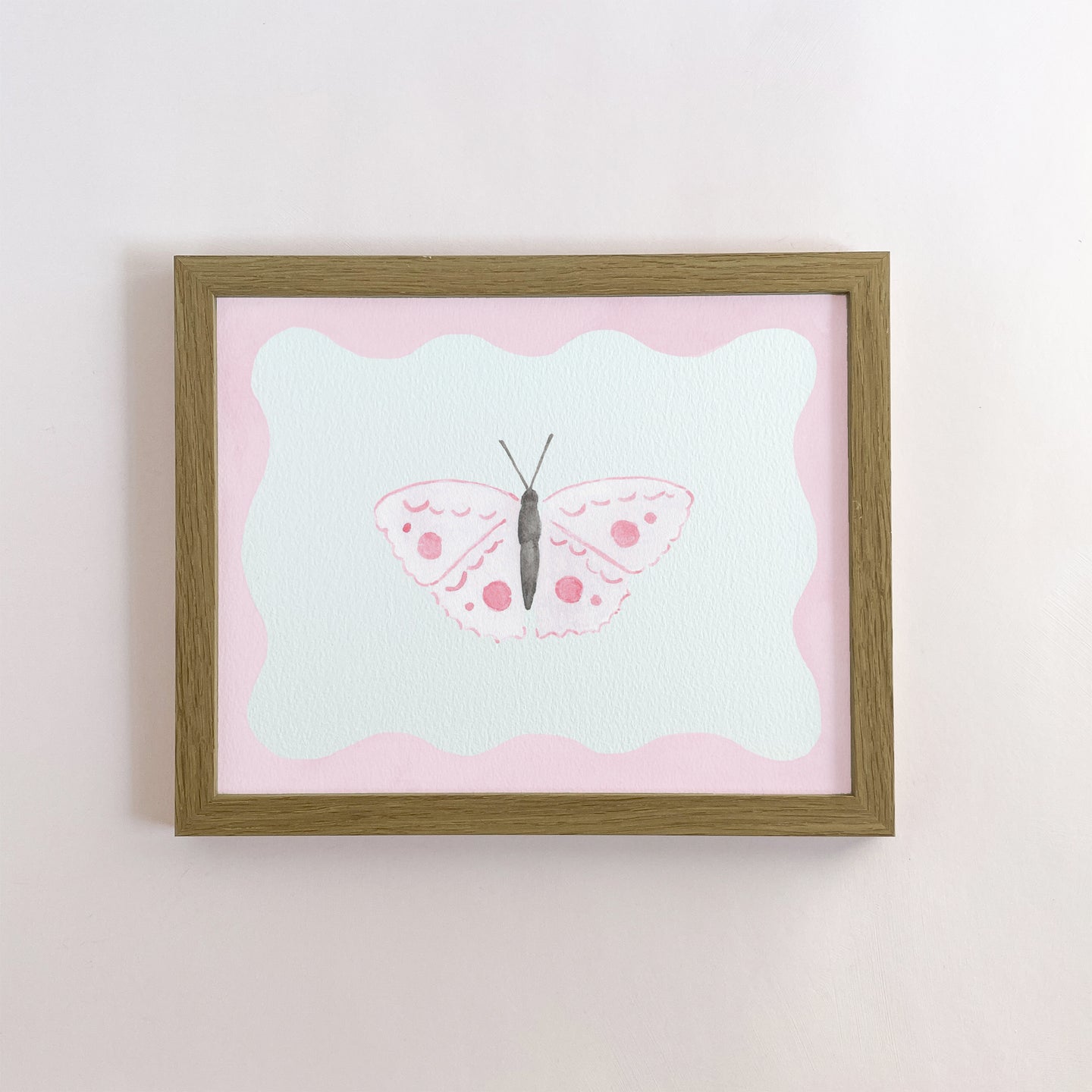 Pink Butterfly No. 2 Art Print