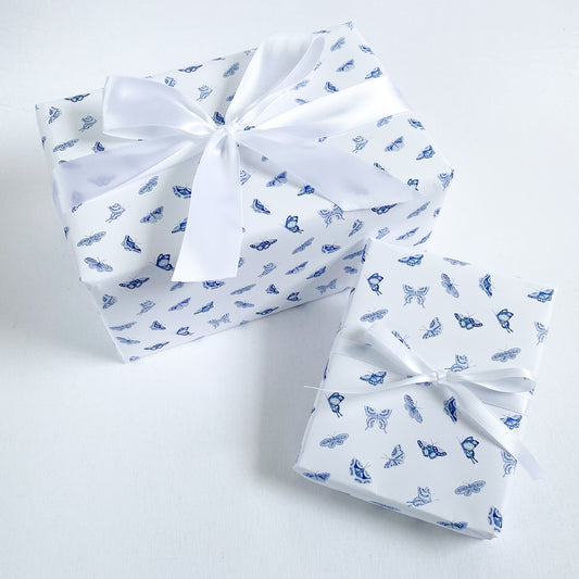 Porcelain Butterflies Gift Wrap