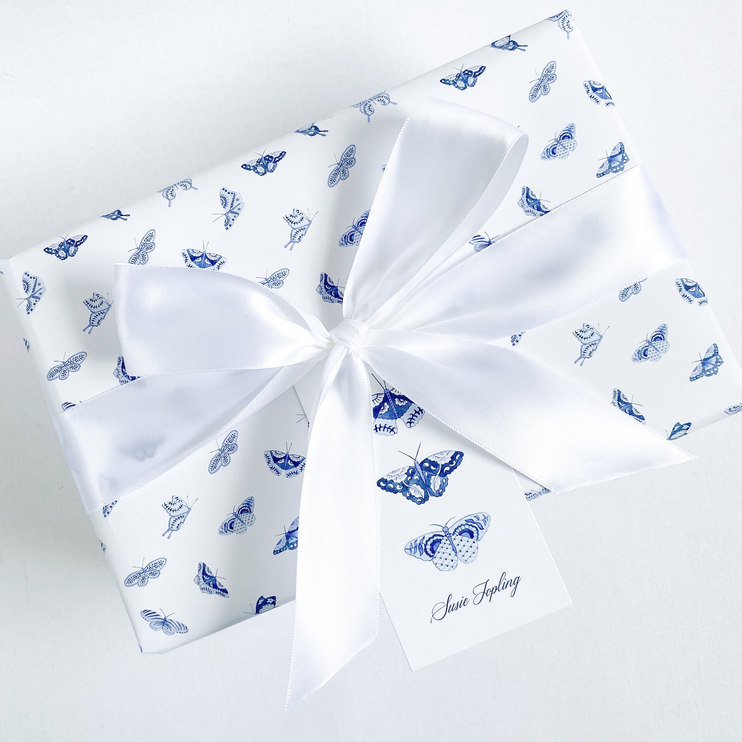 Porcelain Butterflies Gift Wrap