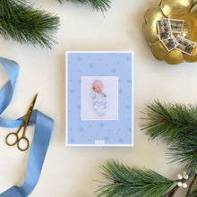Load image into Gallery viewer, Starburst Holiday Card - Powder Blue
